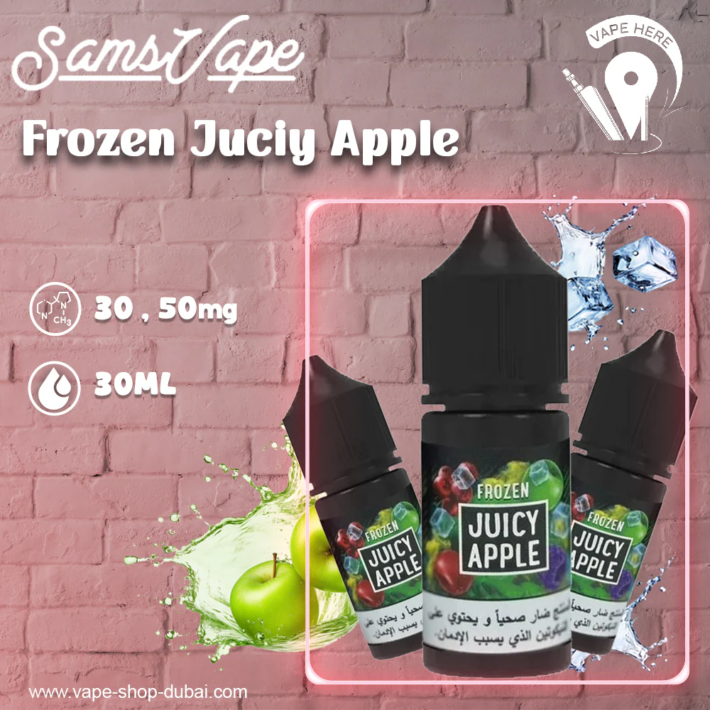 Frozen Juicy Apple Saltnic By Sam Vapes