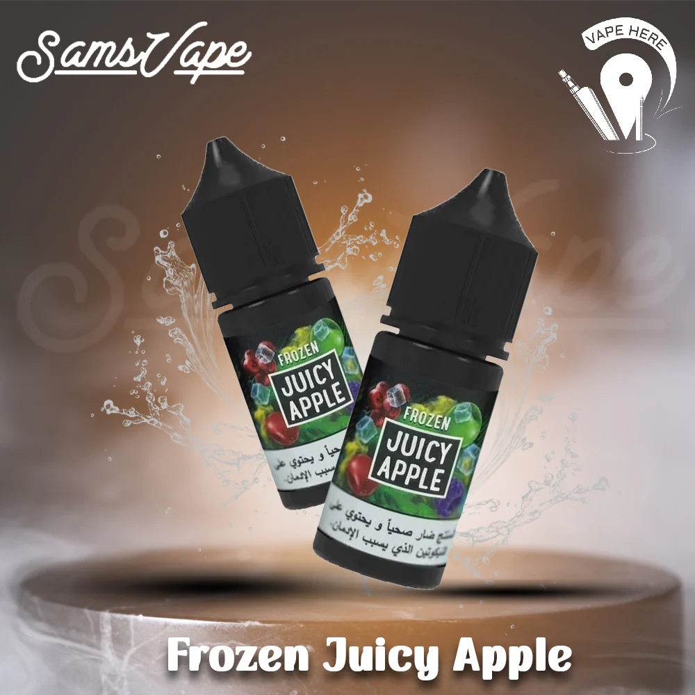 Frozen Juicy Apple Saltnic By Sam Vapes - Image 2