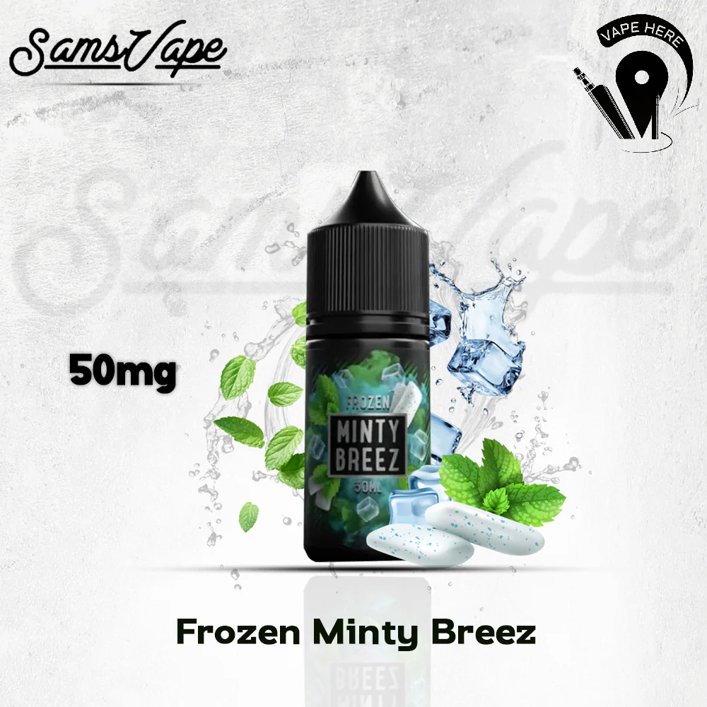 FROZEN MINTY BREEZ SALT NIC - SAMS VAPES - Image 4