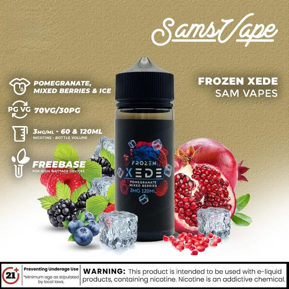 Frozen Xede Ejuice 60ml by Sam Vapes - Image 2