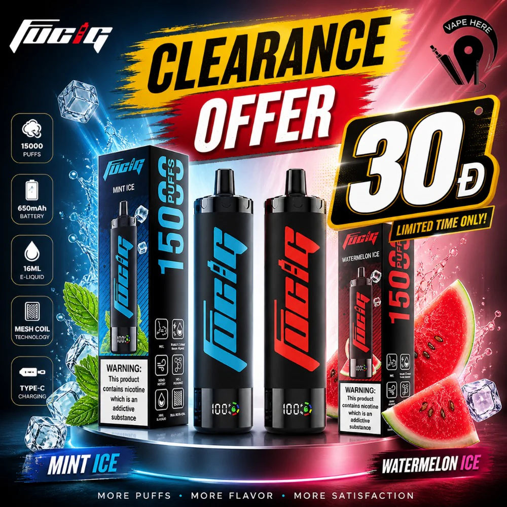 Fucig C-15000 Puffs Disposable Vape 50mg - Image 2