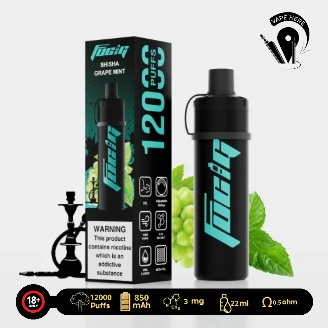 FUCIG SHISHA C12000 PUFFS DISPOSABLE VAPE - Image 15