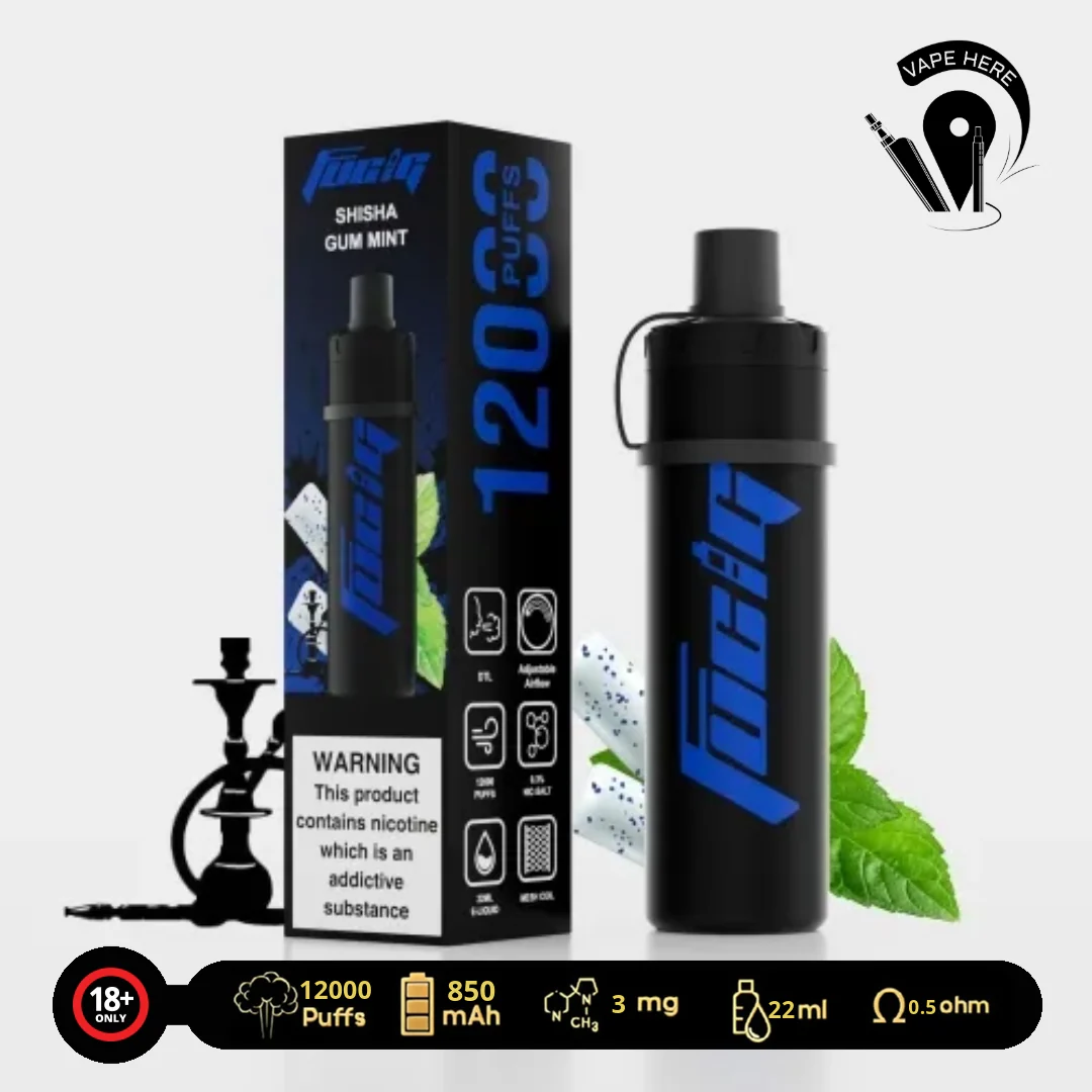FUCIG SHISHA C12000 PUFFS DISPOSABLE VAPE - Image 16
