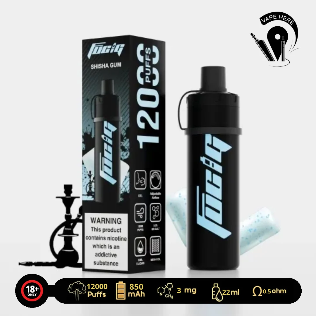 FUCIG SHISHA C12000 PUFFS DISPOSABLE VAPE - Image 17