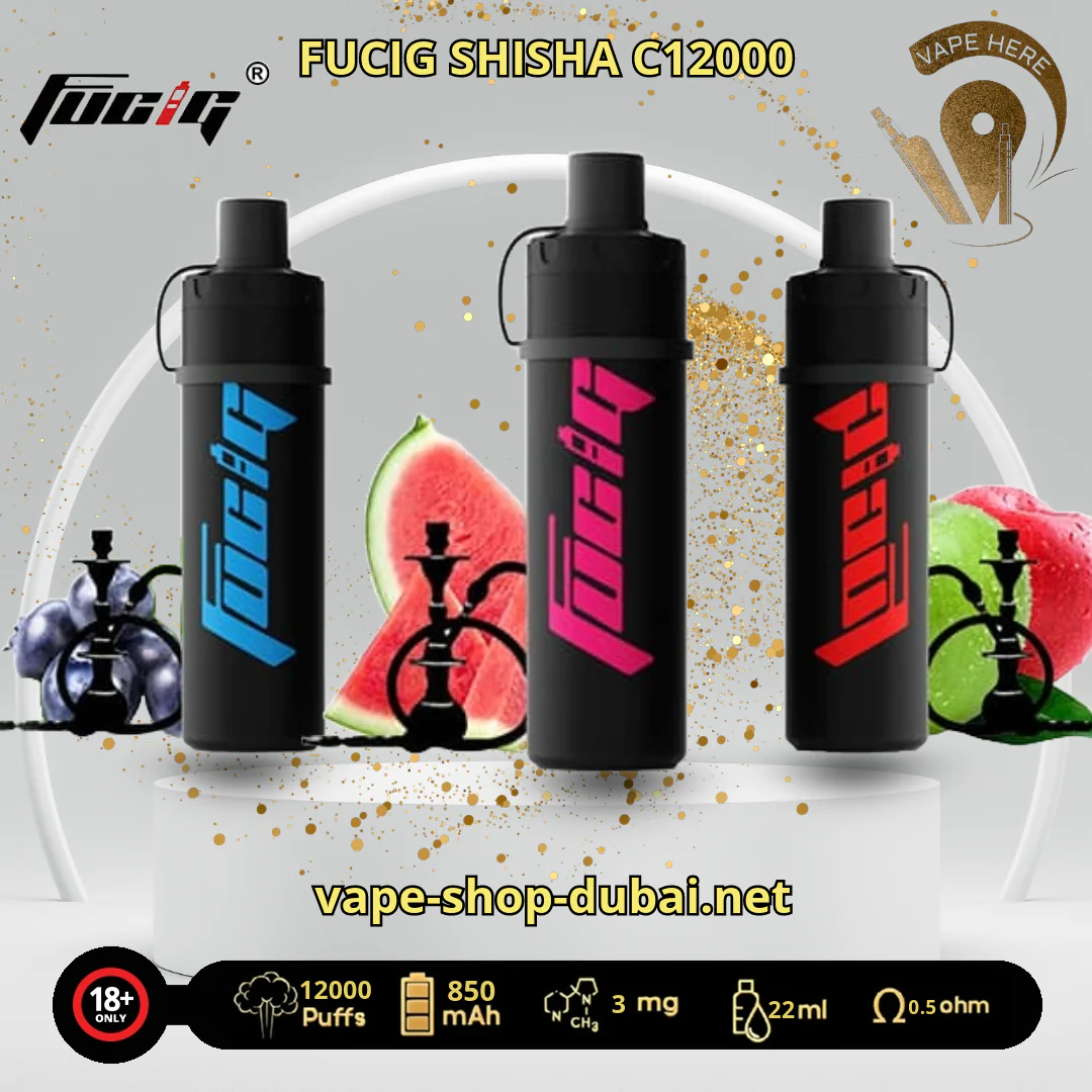 FUCIG SHISHA C12000 PUFFS DISPOSABLE VAPE - Image 3