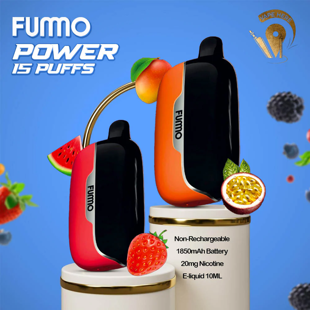 Fummo Power 15K Puffs 20MG Disposable Vape (Non-Rechargeable)