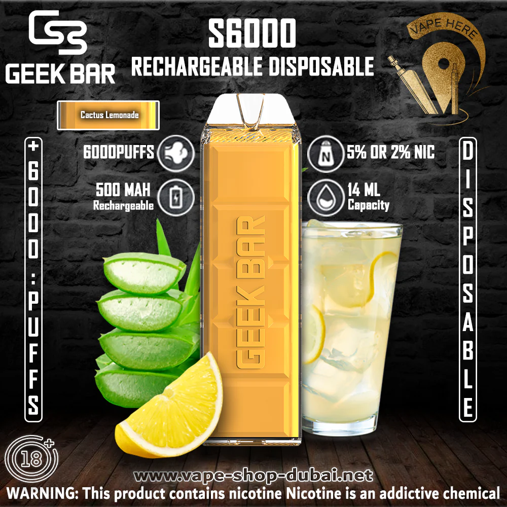 Geek Bar S6000 Disposable Pod Device - Image 6