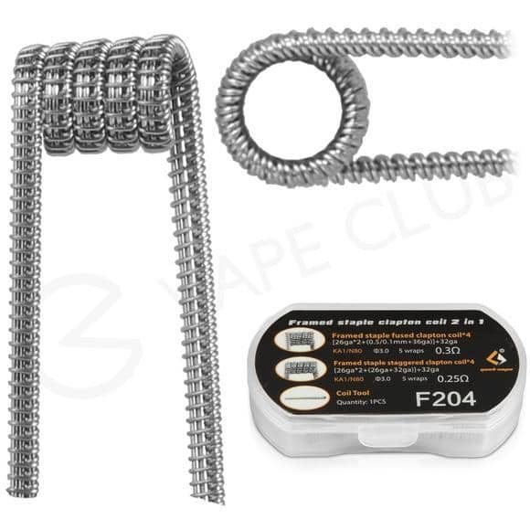 GEEKVAPE F204 FUSED CLAPTON 2 IN 1 PREBUILT COILS - Image 3