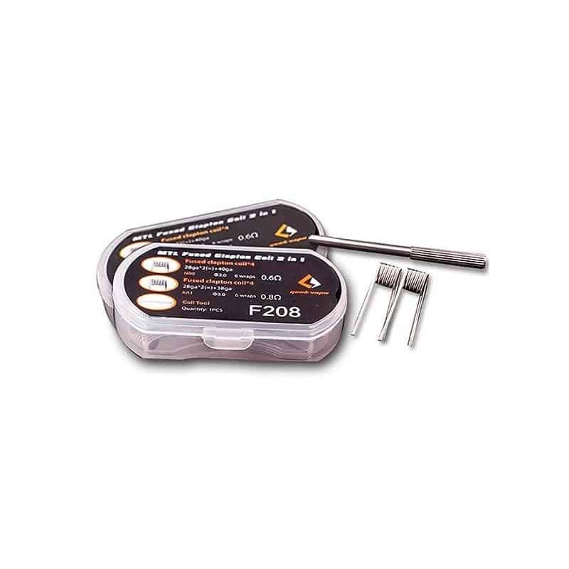 GeekVape F208 MTL Fused Clapton Coil 2 in 1 Coil Kit - Image 3