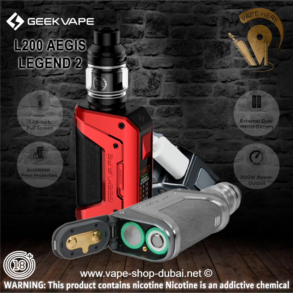 GEEKVAPE L200 AEGIS LEGEND 2 200W STARTER KIT - Image 3