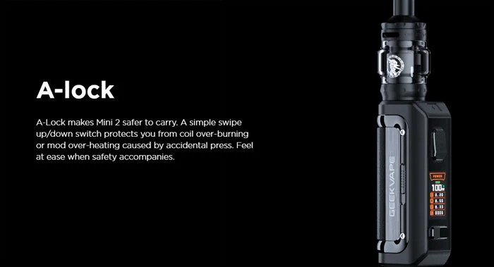 GEEKVAPE M100 (Aegis Mini 2) Starter Kit 2500mah with Z Nano 2 Tank 3.5ml - Image 6