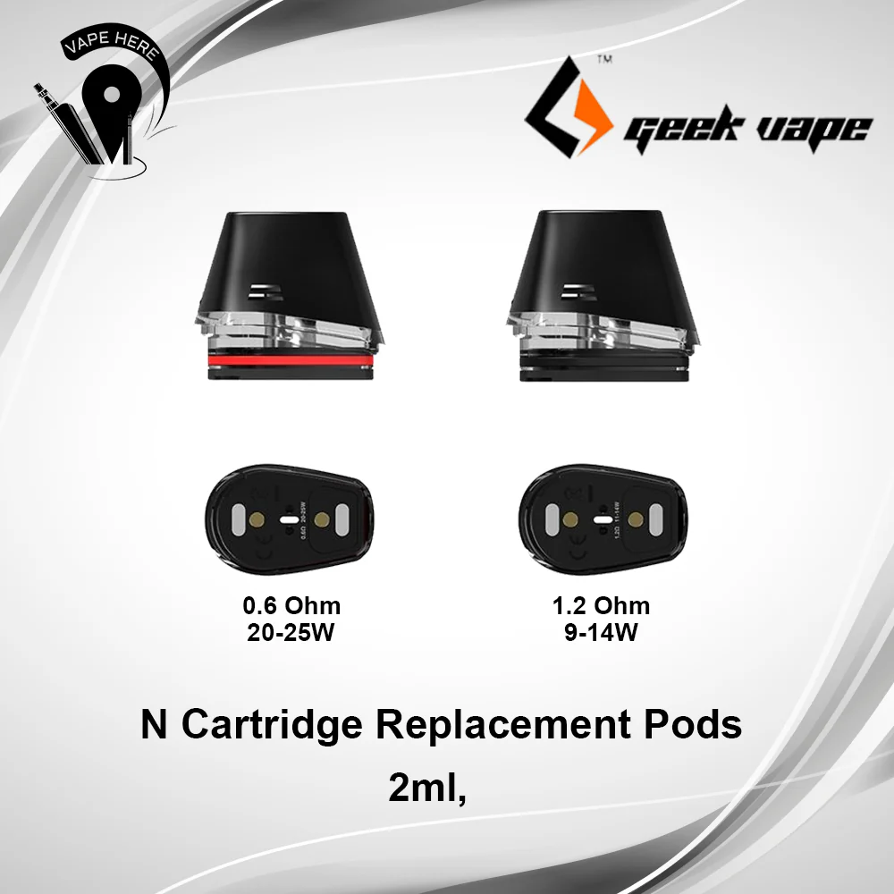 Geekvape N Cartridge Replacement Pods 2pcs/pack - Image 2