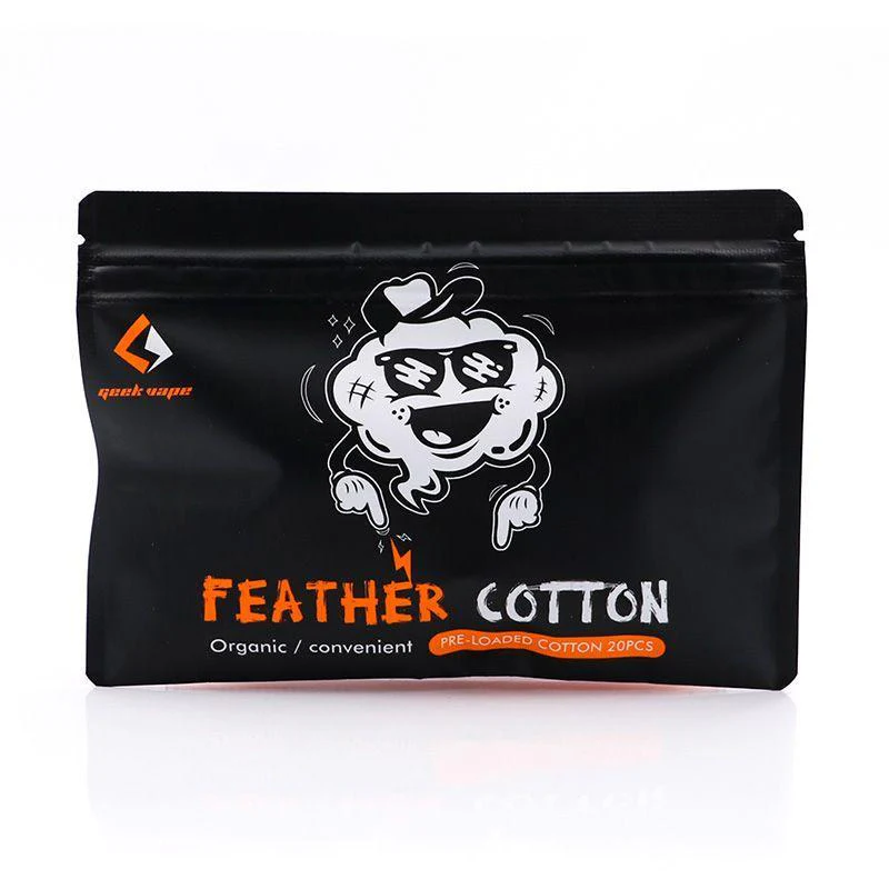 Geekvape Squares of Feather Organic Cotton 20 pcs - Image 4