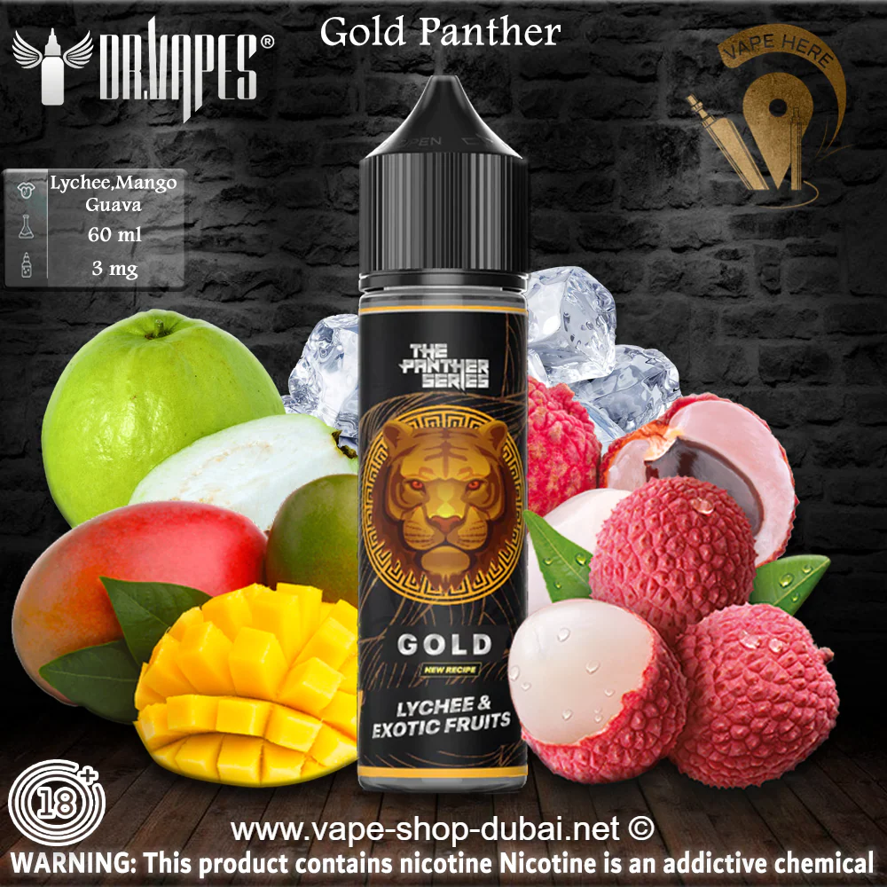 Gold Panther 60ml - Dr. Vapes (Panther Series) New Recipe