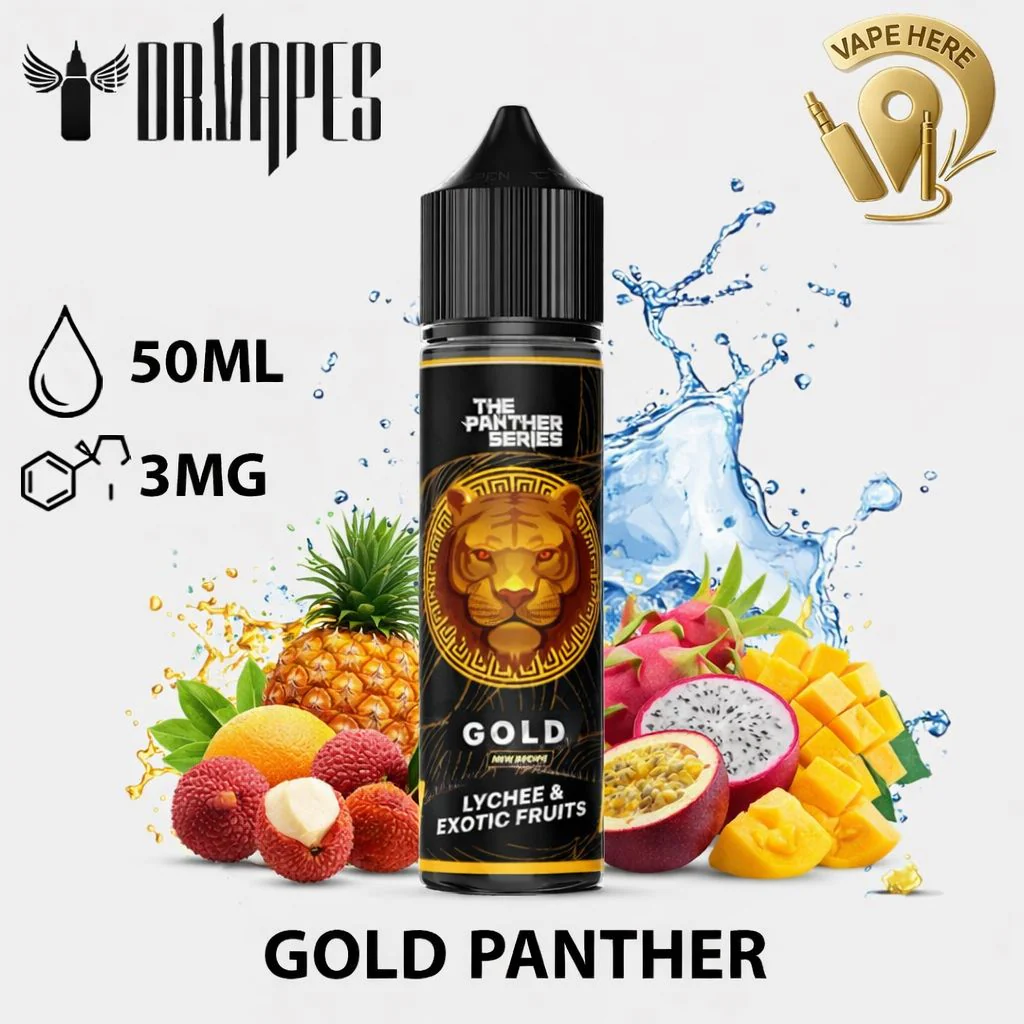 Gold Panther 60ml - Dr. Vapes (Panther Series) New Recipe - Image 2