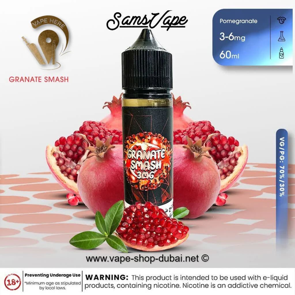 GRANATE SMASH E Liquid by Sam Vapes