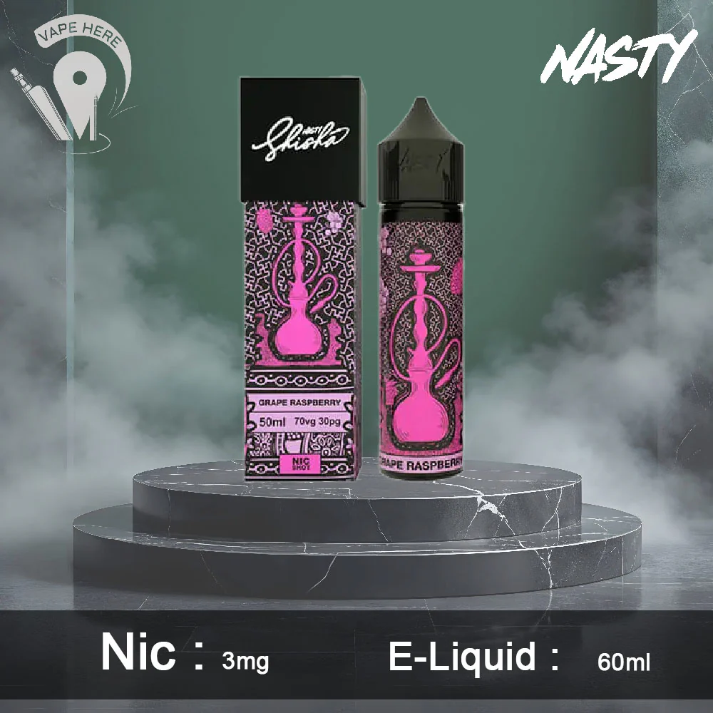 Grape Raspberry Nasty Shisha - E-Liquids 60ml