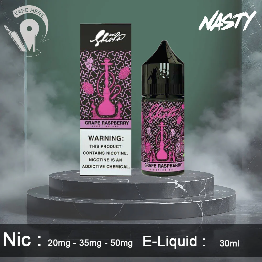 Grape Raspberry Nasty Shisha - SaltNic 30ml