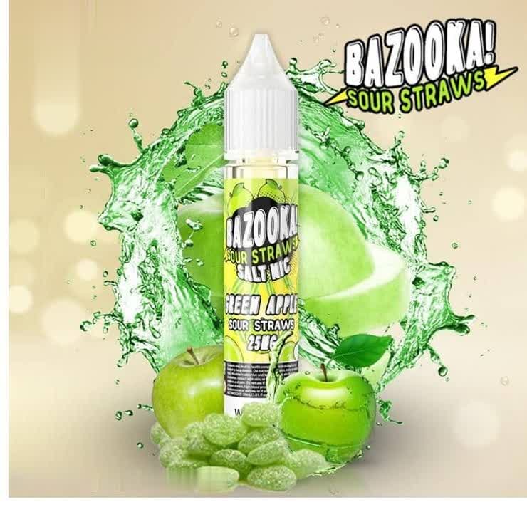 Green Apple 30ml Saltnic by Bazooka - Image 4