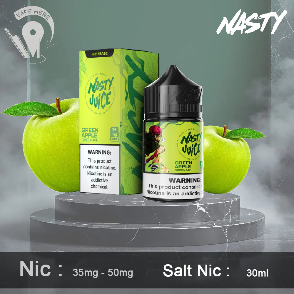 Green Apple - Nasty SaltNic 30ml