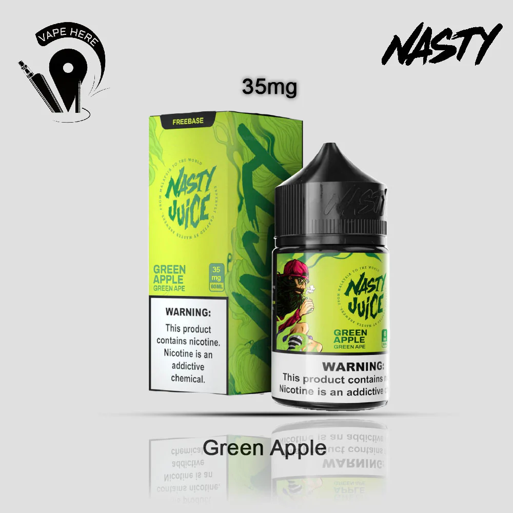 Green Apple - Nasty SaltNic 30ml - Image 3