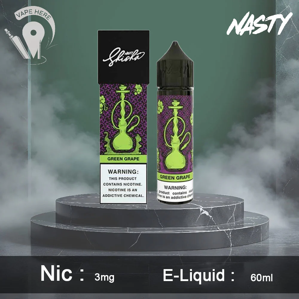 Green Grape Nasty Shisha - E-Liquids 60ml