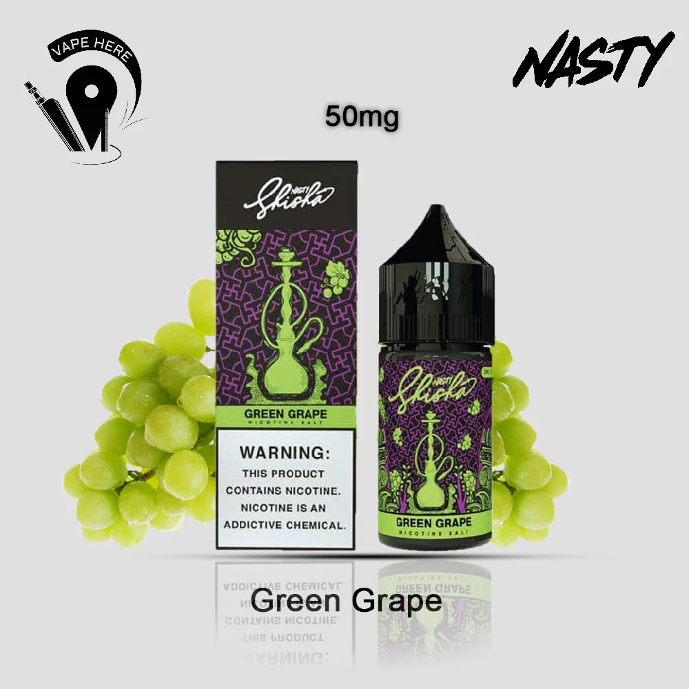 Green Grape Nasty Shisha - SaltNic 30ml - Image 5