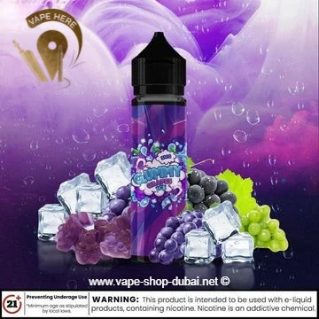 Gummy Grapes Ice 60ml E Liquid by Gummy Eliquid