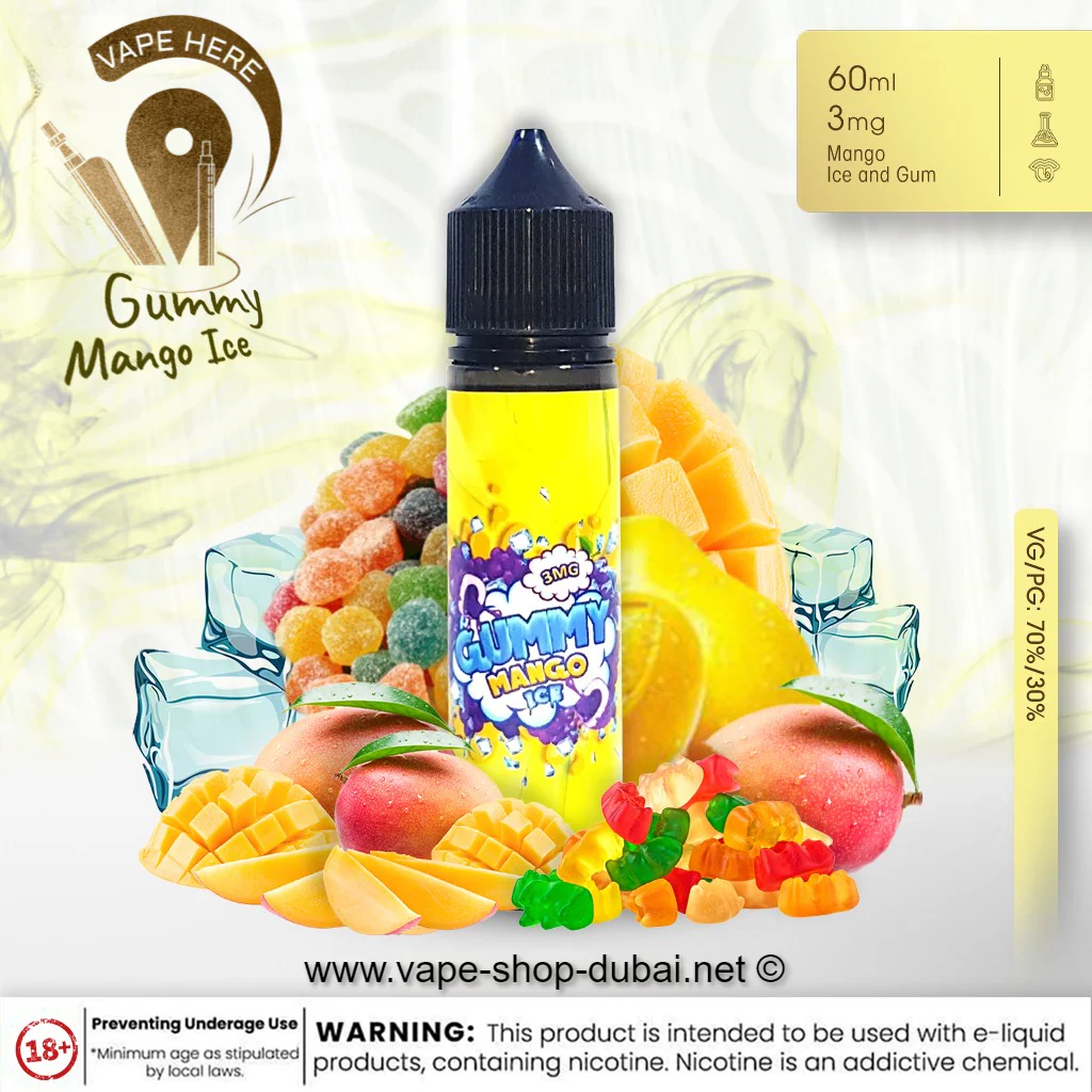Gummy Mango Ice 60ml E Liquid by Gummy Eliquid