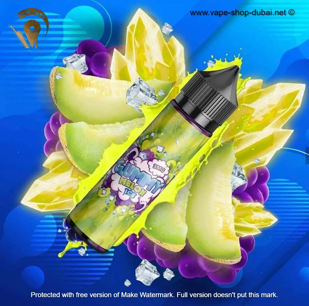 Gummy Melon Ice 30ml Saltnic by Gummy Eliquid - Image 2