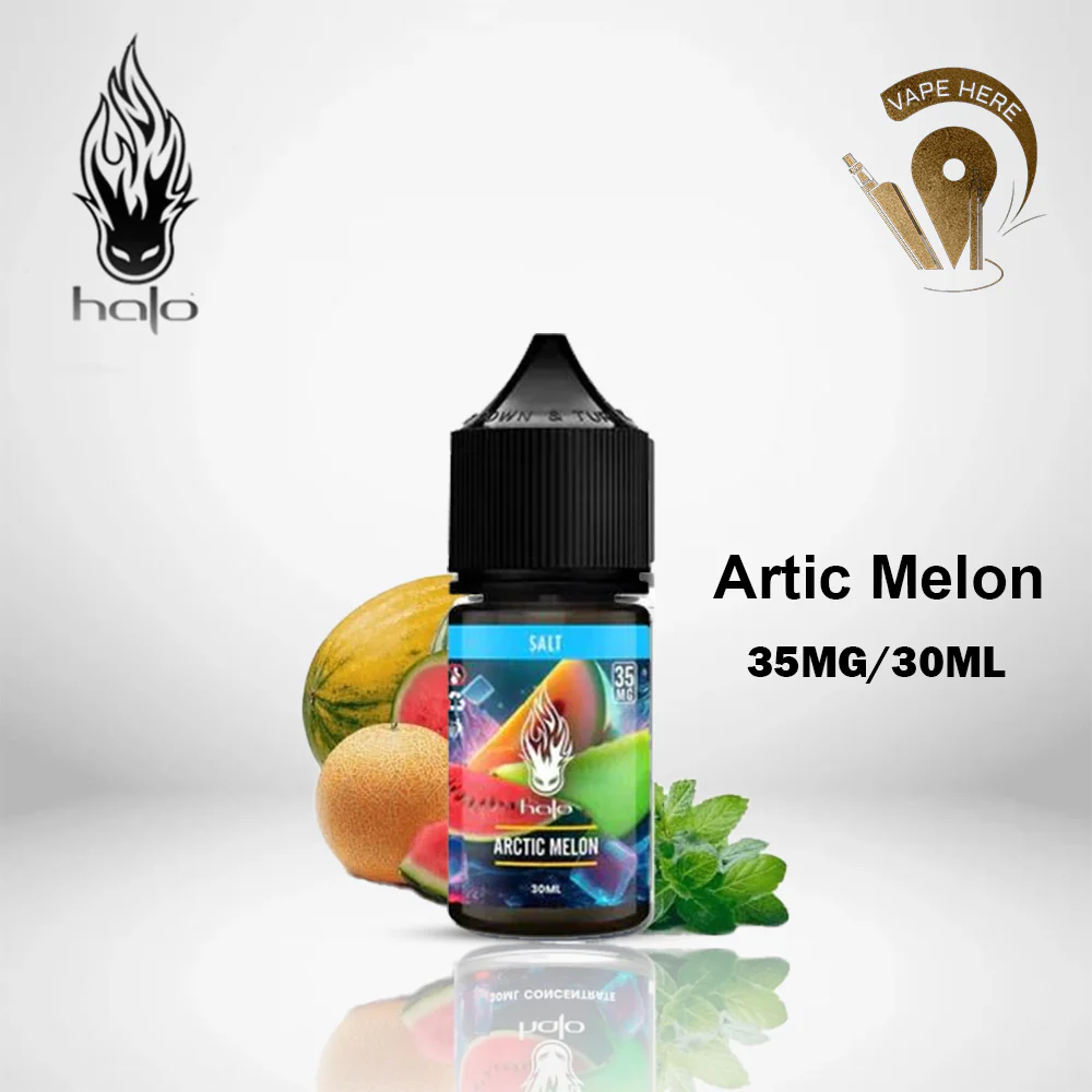 Halo Artic Melon 30ml SaltNic - Watermelon, Cantaloupe, Honeydew & menthol - Image 4
