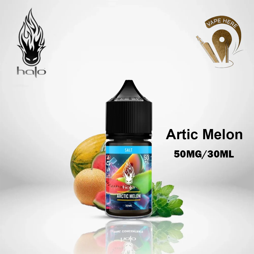 Halo Artic Melon 30ml SaltNic - Watermelon, Cantaloupe, Honeydew & menthol - Image 5