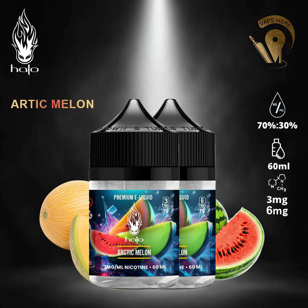 Halo Artic Melon 60ml E-Liquid - Watermelon, Cantaloupe, Honeydew & menthol