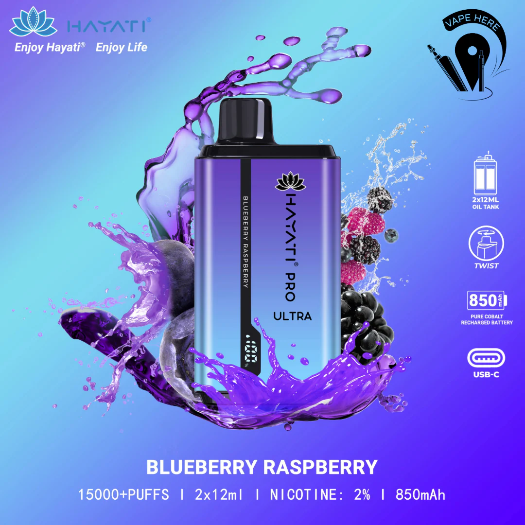 Hayati Pro Ultra 15000 Puffs Disposable Vape 20mg - Image 10