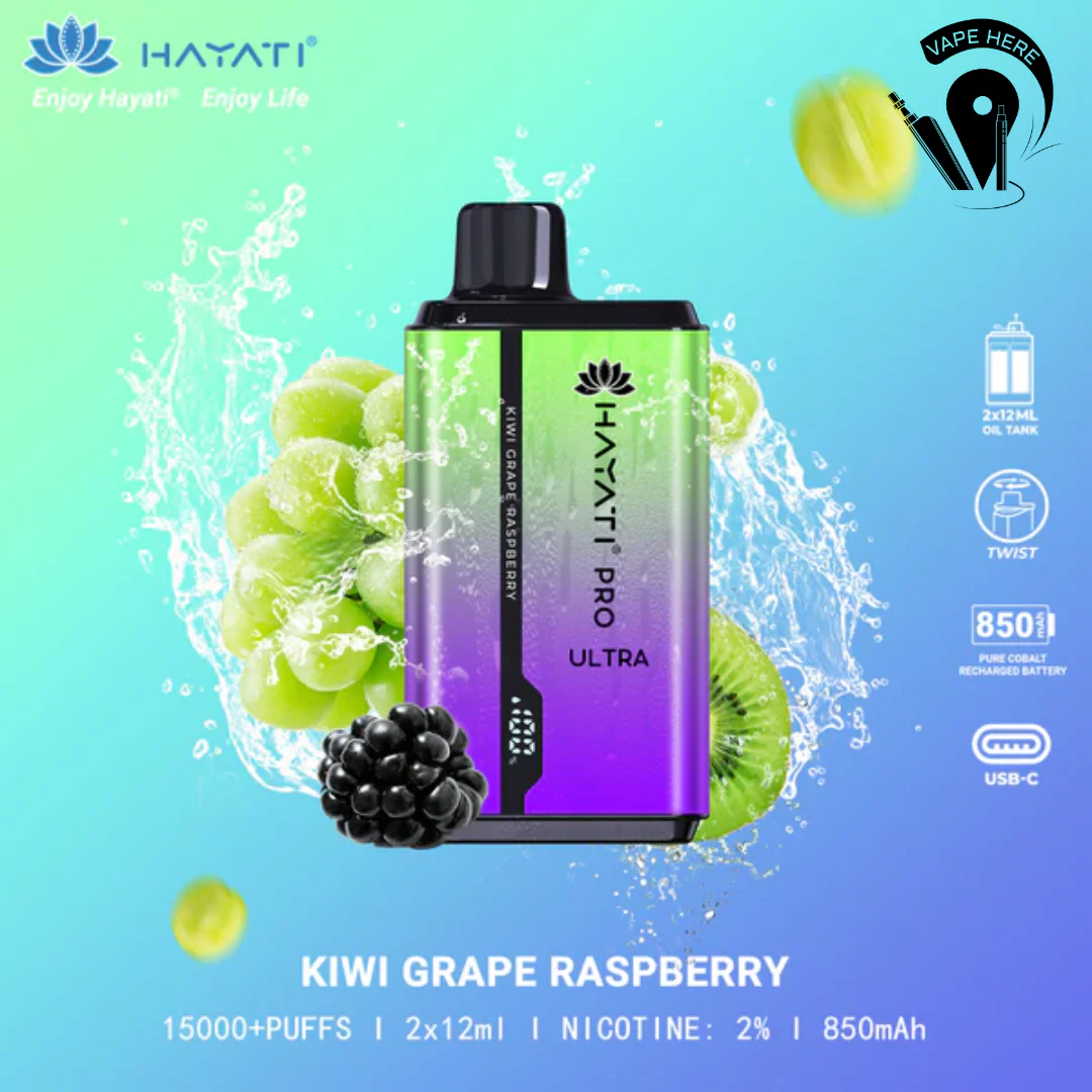 Hayati Pro Ultra 15000 Puffs Disposable Vape 20mg - Image 11