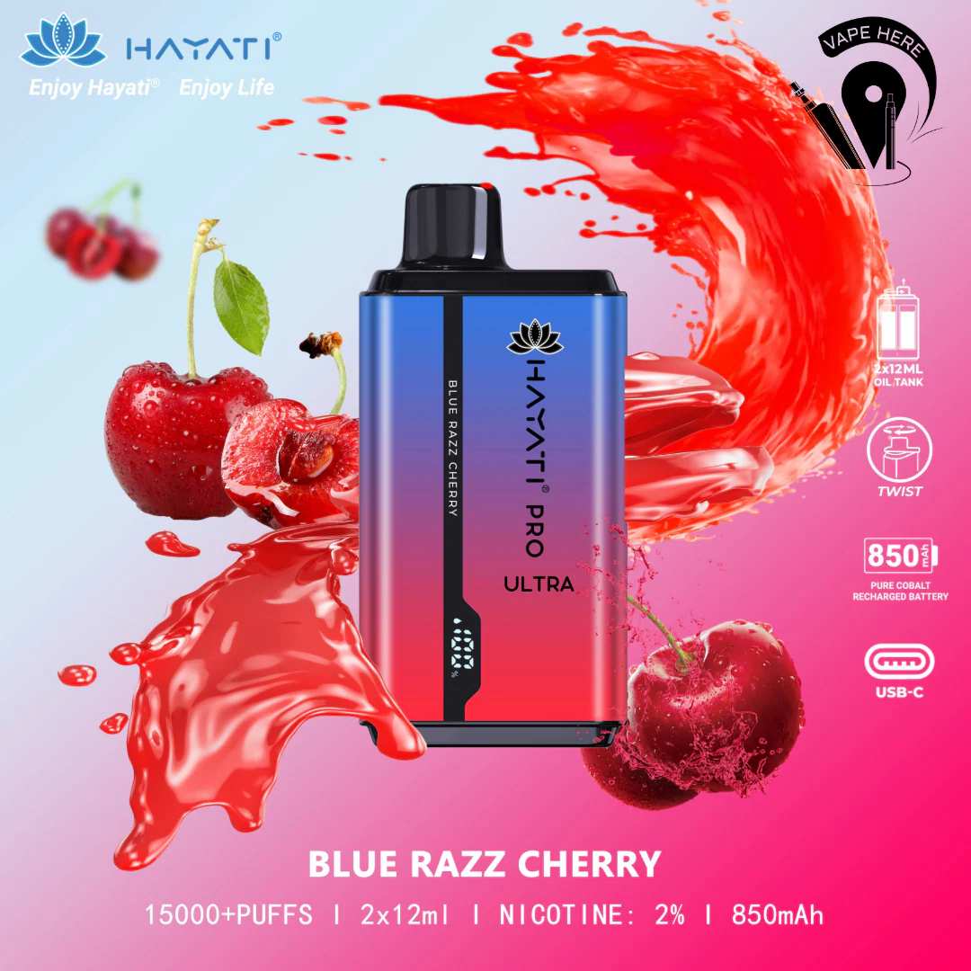 Hayati Pro Ultra 15000 Puffs Disposable Vape 20mg - Image 7