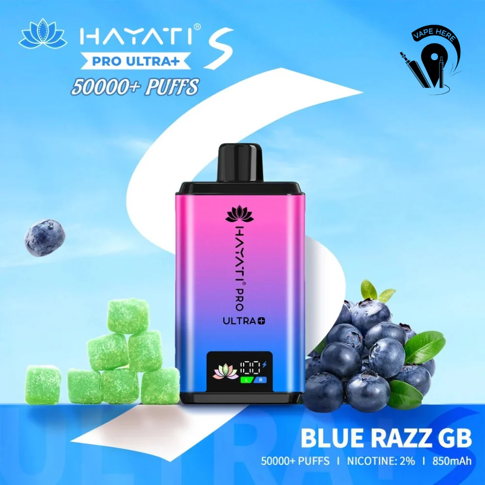 HAYATI PRO ULTRA+ S 50K Puffs Disposable Vape 20mg - Image 4