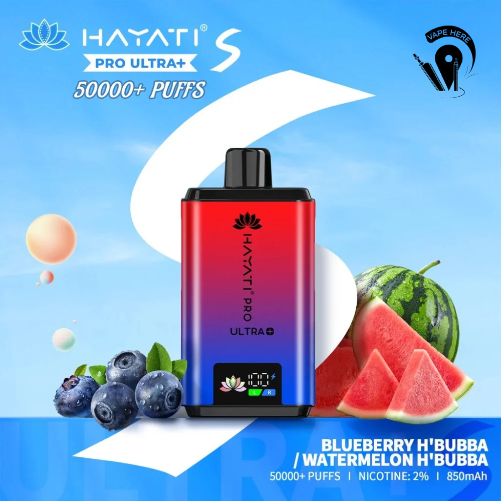HAYATI PRO ULTRA+ S 50K Puffs Disposable Vape 20mg - Image 5