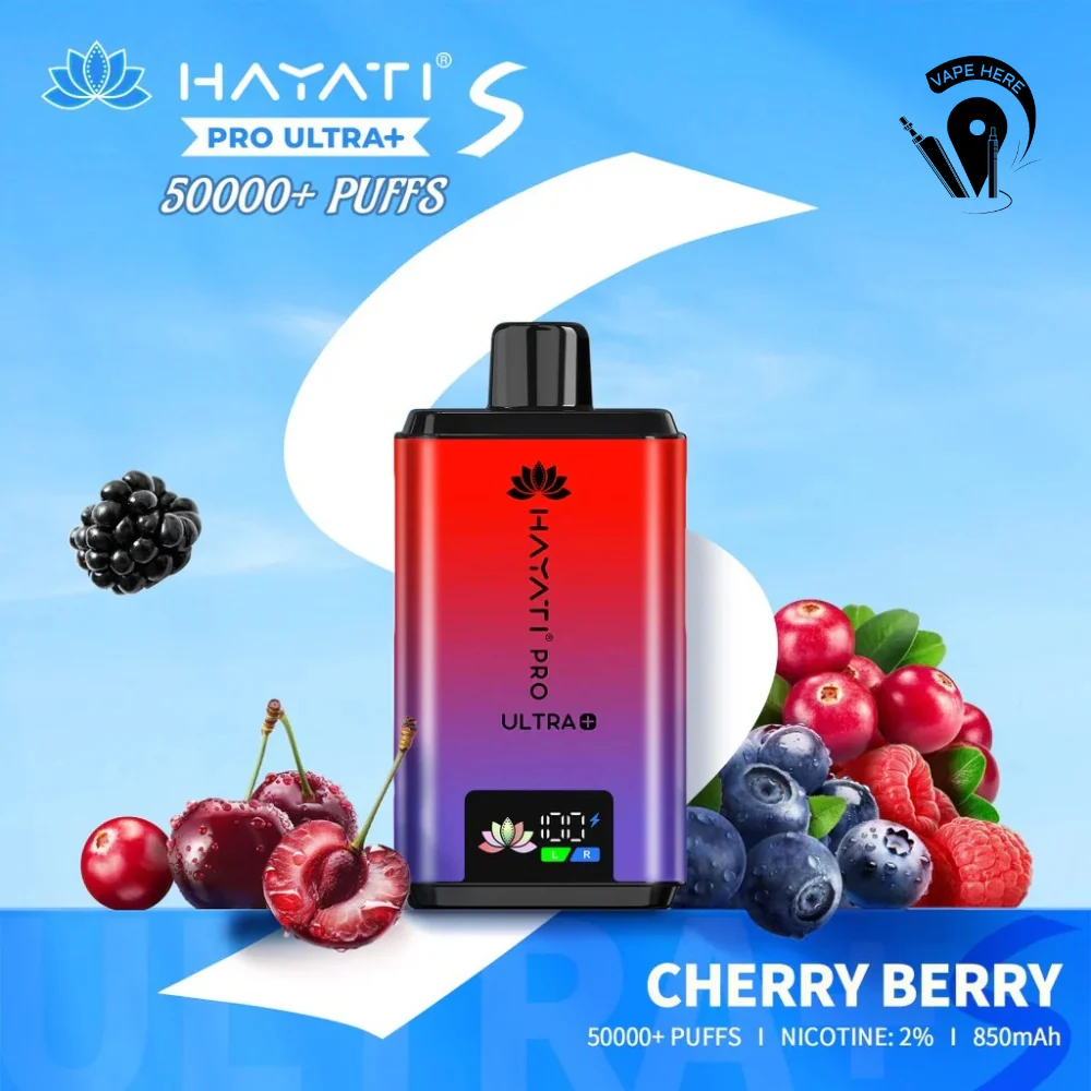 HAYATI PRO ULTRA+ S 50K Puffs Disposable Vape 20mg - Image 6