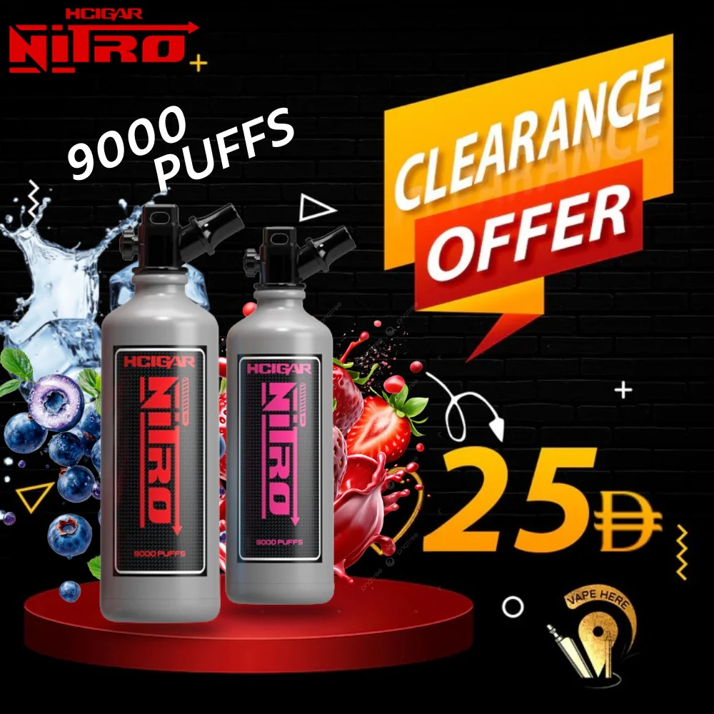 HCIGAR NITRO 9000 PUFFS DISPOSABLE VAPE - Image 2