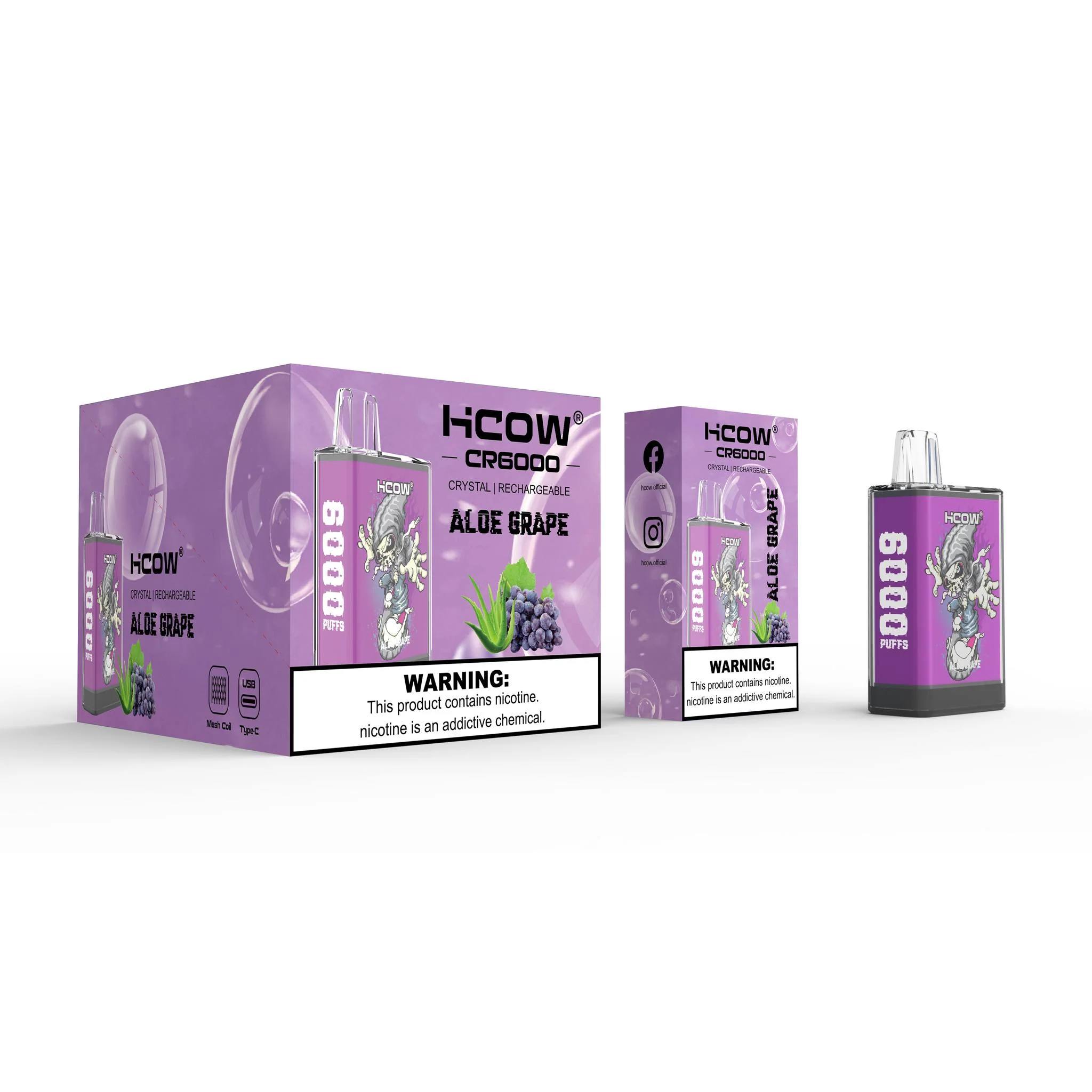 HCOW CR6000 Disposable Vape – 6000 Puffs - Image 16