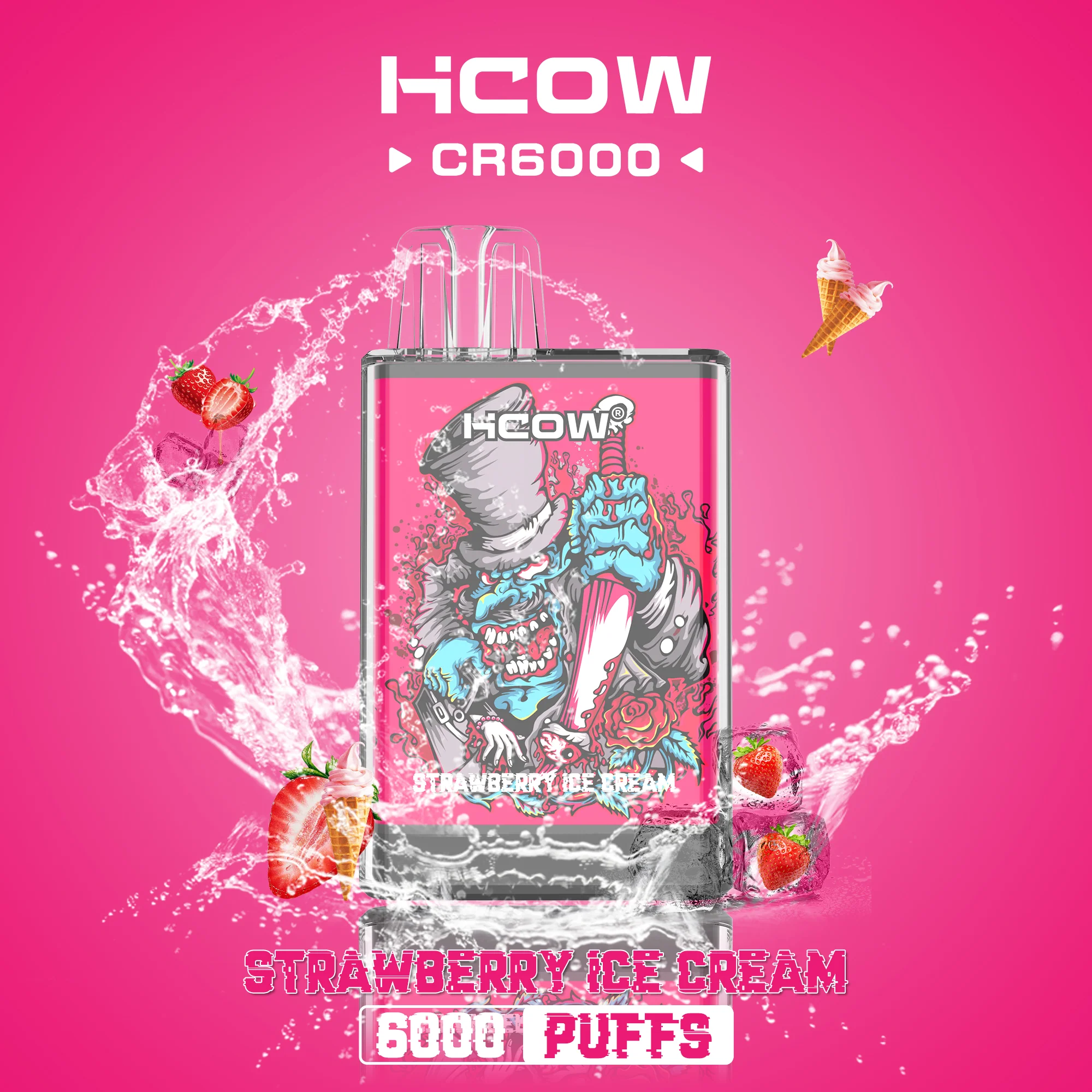 HCOW CR6000 Disposable Vape – 6000 Puffs - Image 4