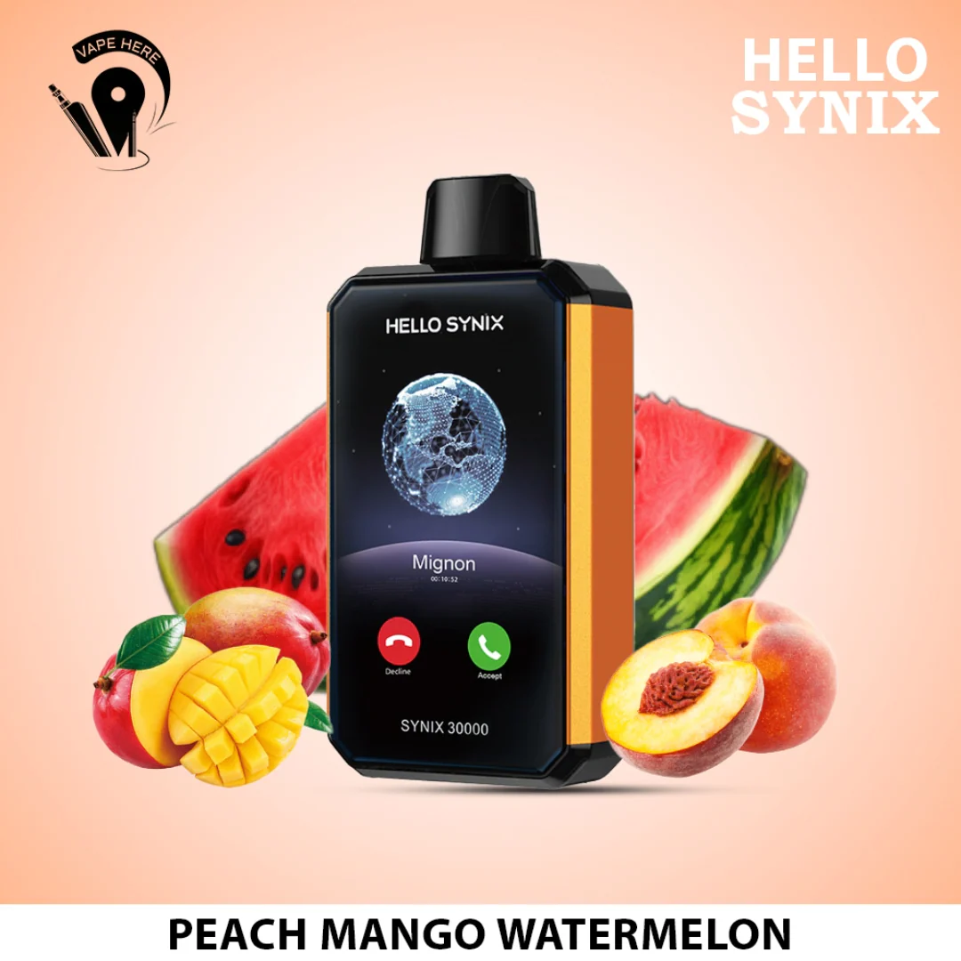 HELLO SYNIX 30000 PUFFS SMART PHONE DISPOSABLE VAPE AI CHAT & DISPLAY - Image 11