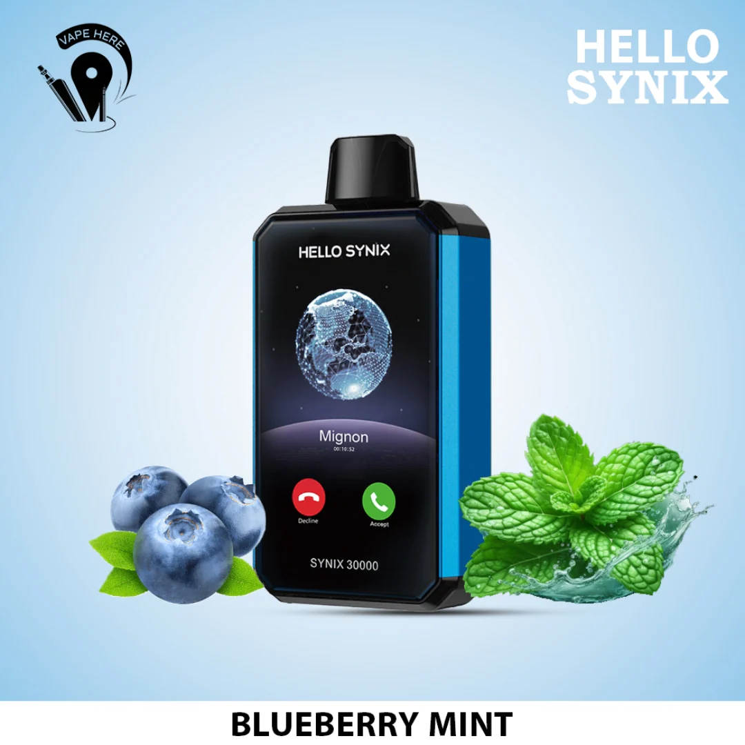 HELLO SYNIX 30000 PUFFS SMART PHONE DISPOSABLE VAPE AI CHAT & DISPLAY - Image 14