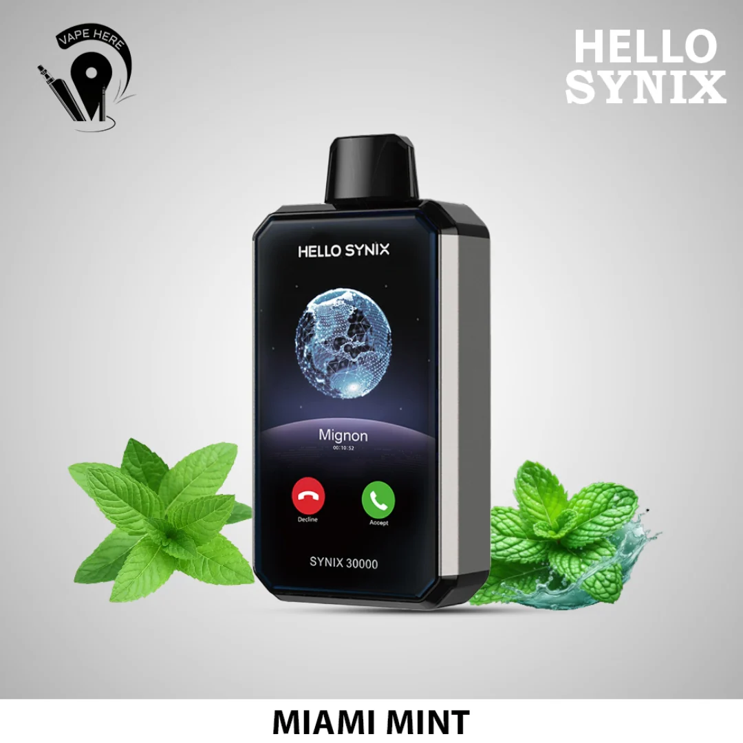 HELLO SYNIX 30000 PUFFS SMART PHONE DISPOSABLE VAPE AI CHAT & DISPLAY - Image 16