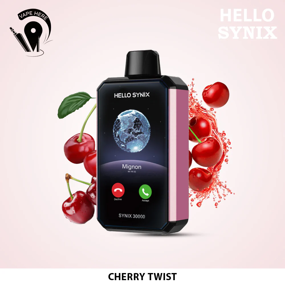 HELLO SYNIX 30000 PUFFS SMART PHONE DISPOSABLE VAPE AI CHAT & DISPLAY - Image 22