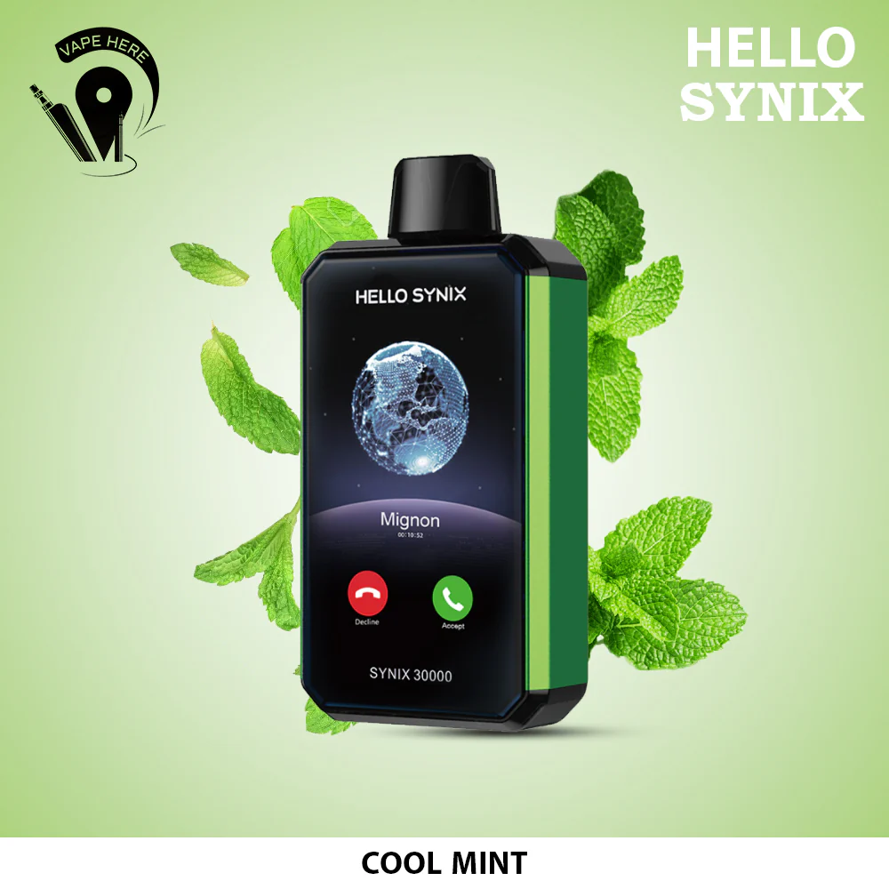 HELLO SYNIX 30000 PUFFS SMART PHONE DISPOSABLE VAPE AI CHAT & DISPLAY - Image 23