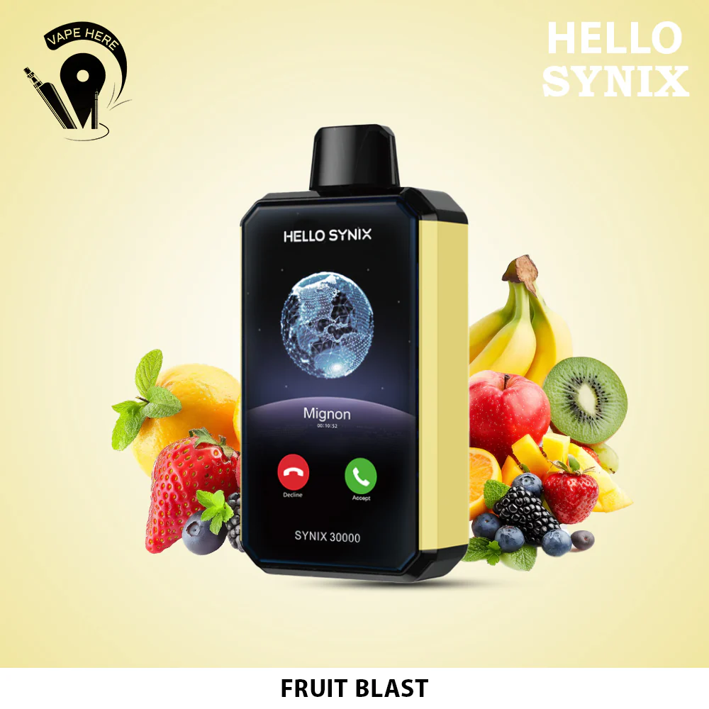 HELLO SYNIX 30000 PUFFS SMART PHONE DISPOSABLE VAPE AI CHAT & DISPLAY - Image 24