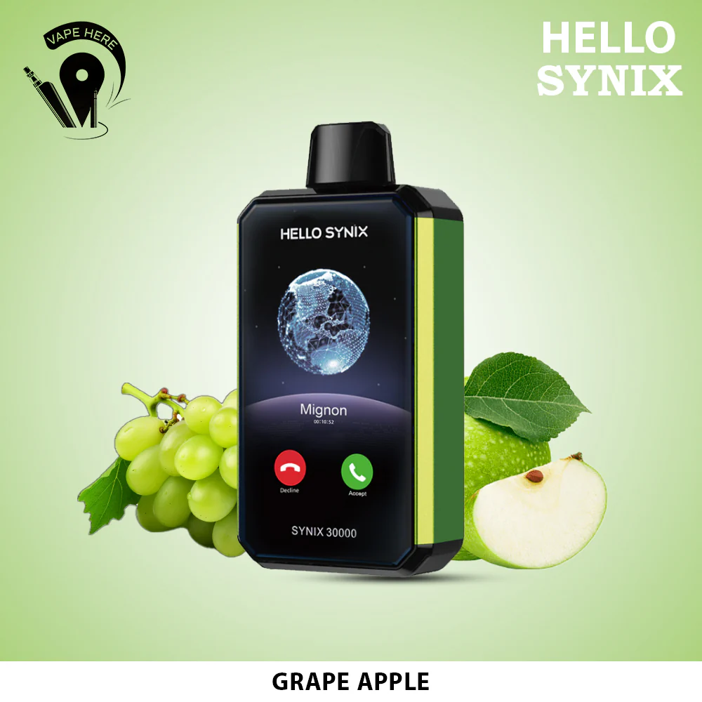 HELLO SYNIX 30000 PUFFS SMART PHONE DISPOSABLE VAPE AI CHAT & DISPLAY - Image 25