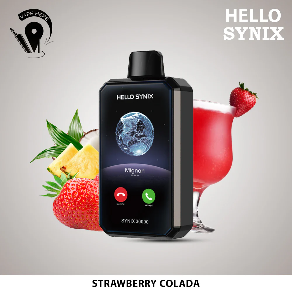 HELLO SYNIX 30000 PUFFS SMART PHONE DISPOSABLE VAPE AI CHAT & DISPLAY - Image 28